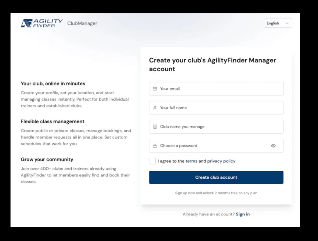 Create your Canlyo account
