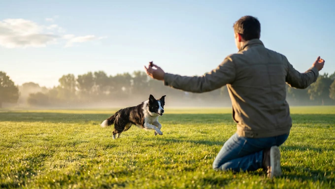 Inkallningsträning för hund