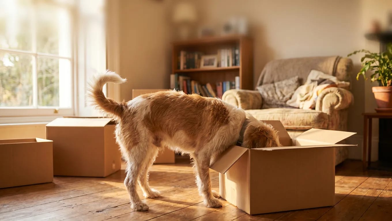 7 juegos de olfato fáciles para perros que puedes hacer en casa