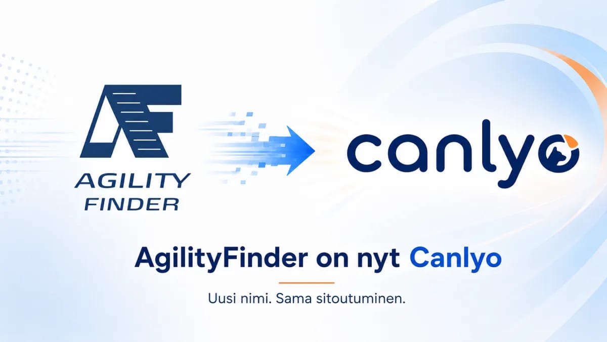 AgilityFinder on nyt Canlyo