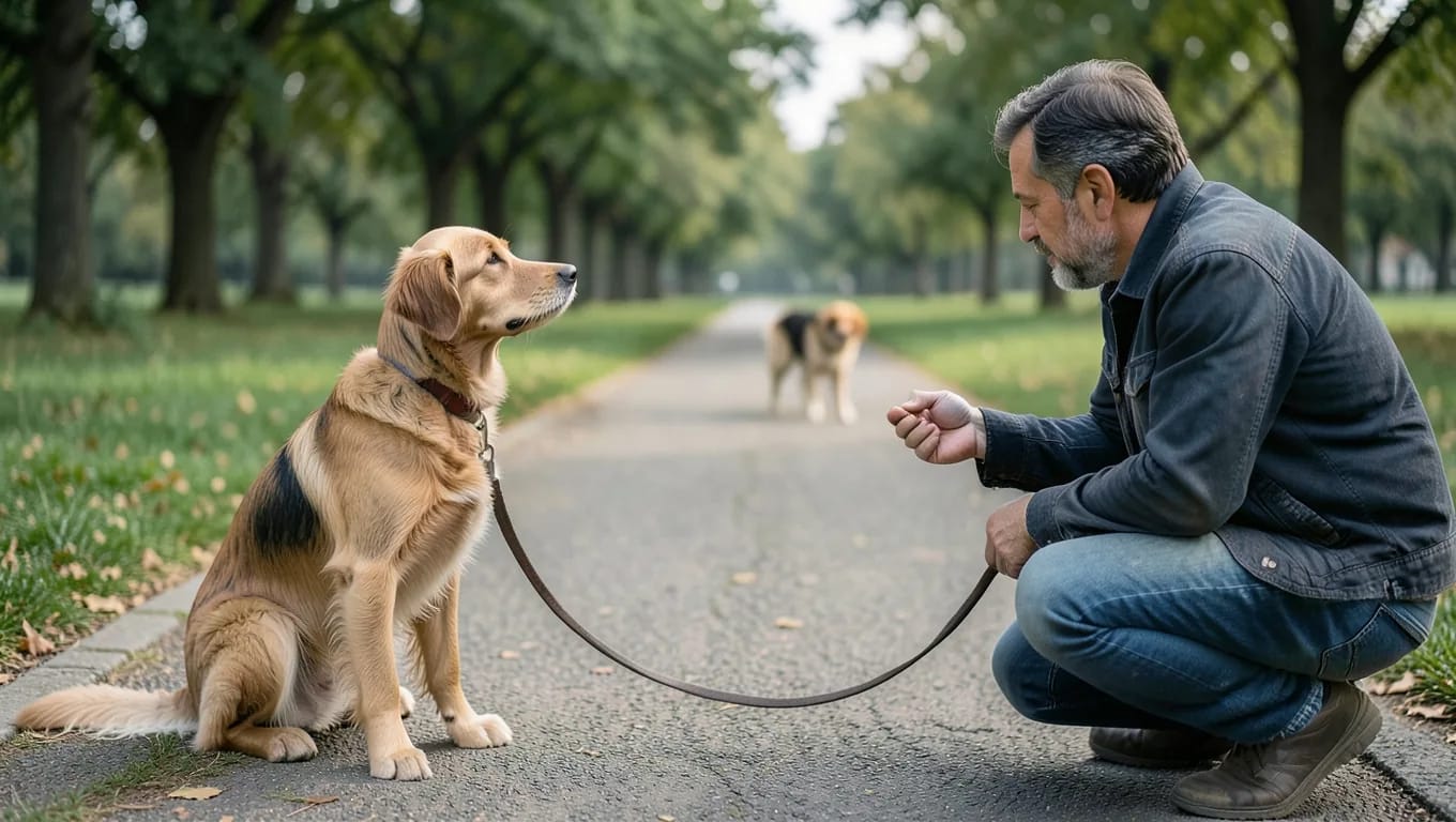 Så tränar du en reaktiv hund
